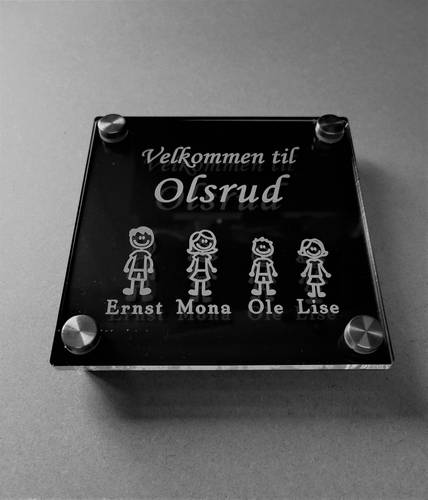 Dørskilt. 845 C